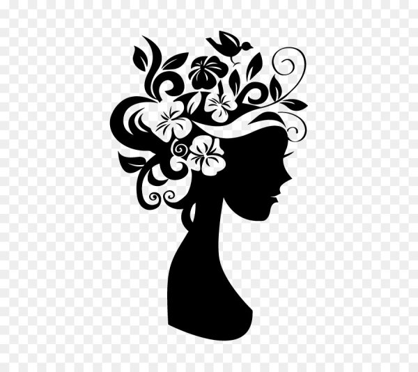 Силуэт прически