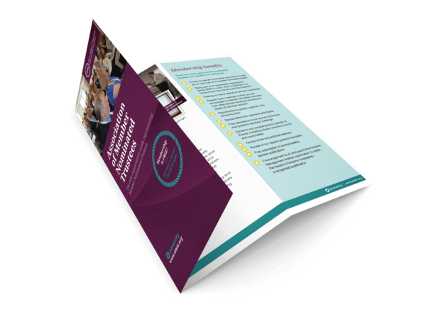 Брошюра на прозрачном фоне