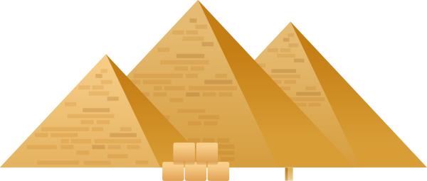 Пирамиды Египта вектор