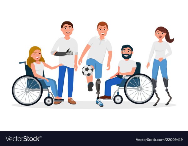 Инвалиды иллюстрации