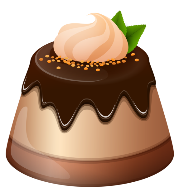 Сладости на прозрачном фоне