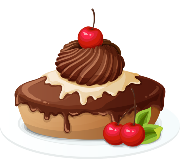 Векторные пирожные