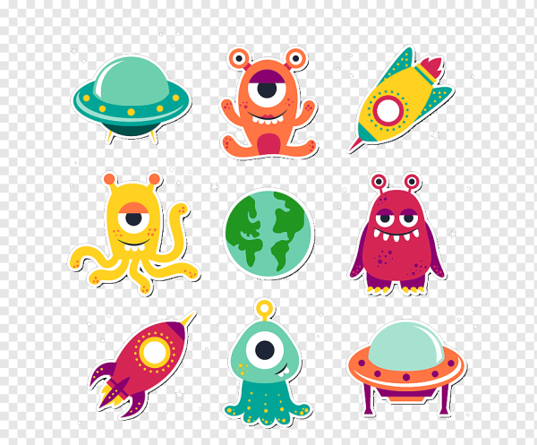Разноцветные инопланетяне