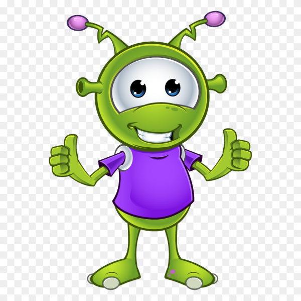 Инопланетянин мультяшный