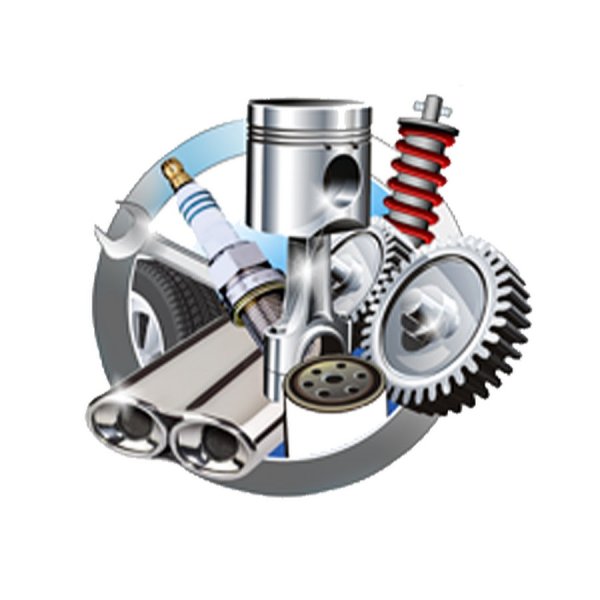 Автозапчасти на прозрачном фоне