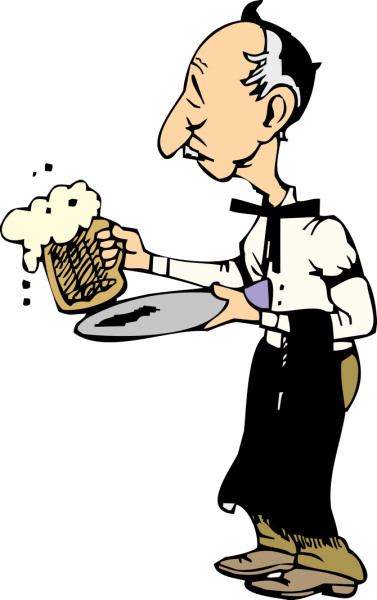 Официант Графика