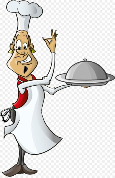 Официант иллюстрация