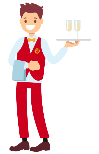 Официантка мульт