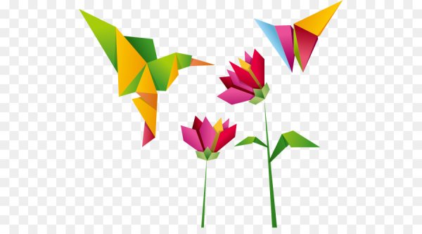 Оригами без фона