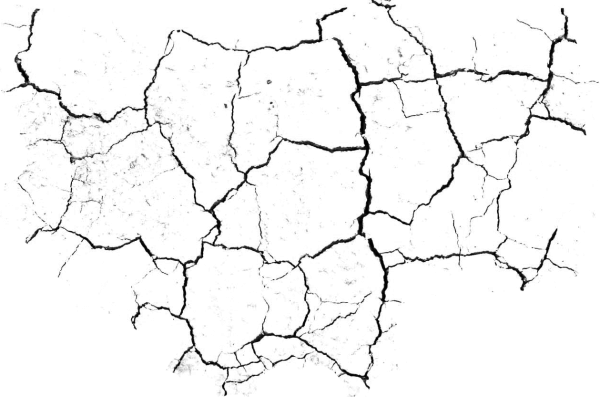 Трещины силуэт