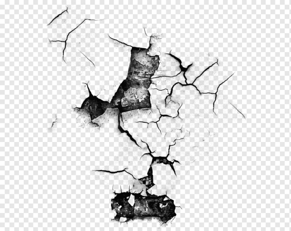 Трещина на прозрачном фонн