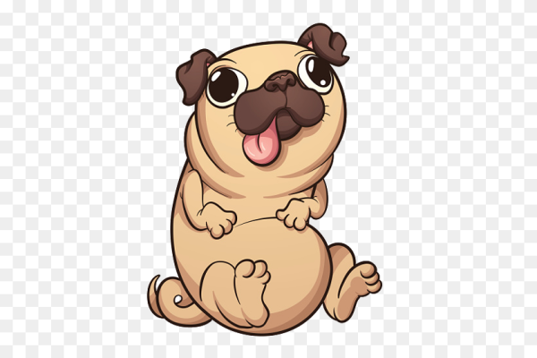 Мопс мультяшка