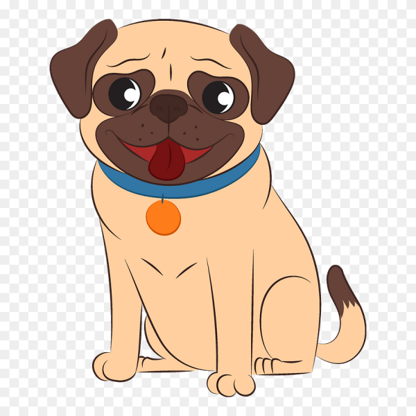 Мордочка мопсика мульт