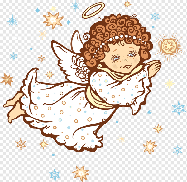 Рождественский ангел вектор