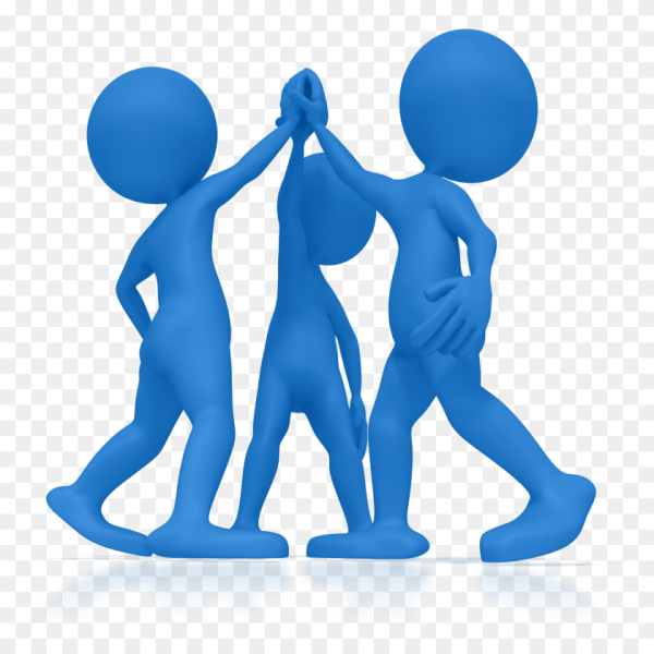 Синий человечек