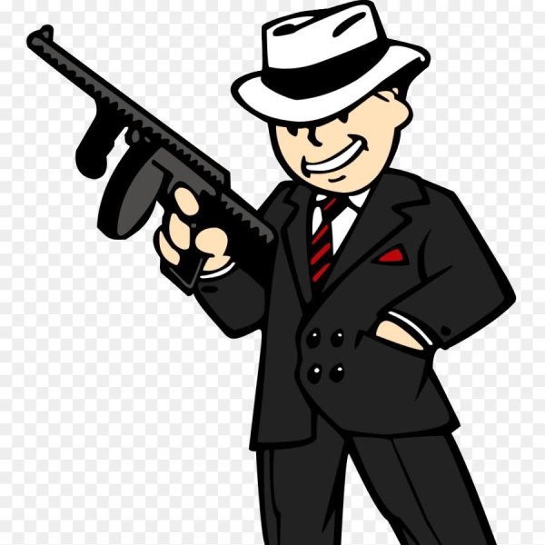 Vault boy гангстер