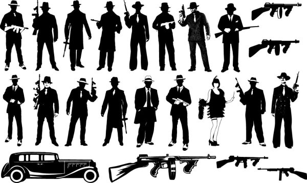 Силуэт мафиози