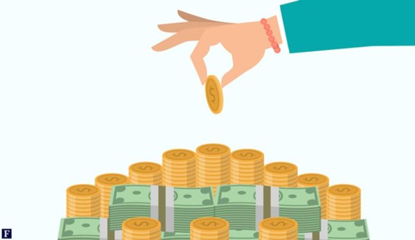 Прибыль на прозрачном фоне