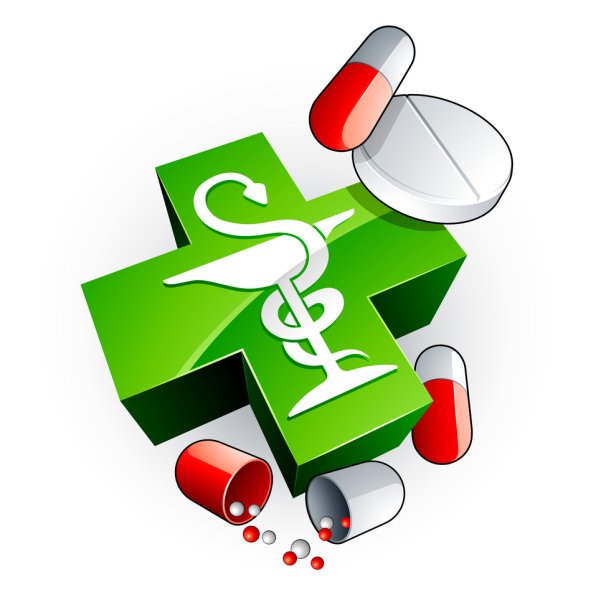 Провизор на белом фоне