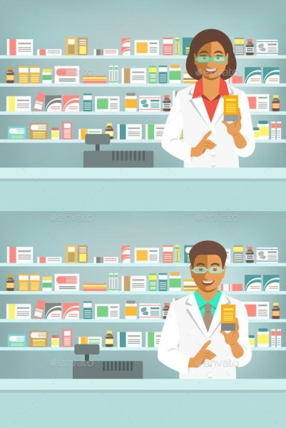 Человечек фармацевт