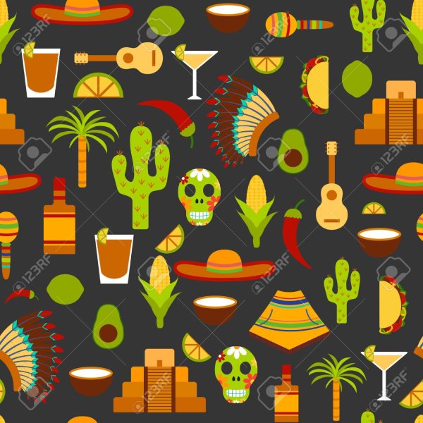 Наклейки в мексиканском стиле