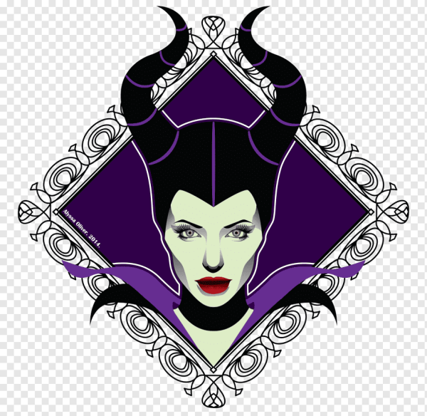 Малефисента Джоли рисунок