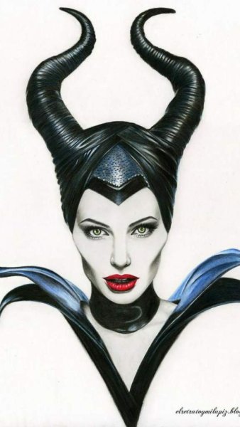 Портрет Джоли Малефисента