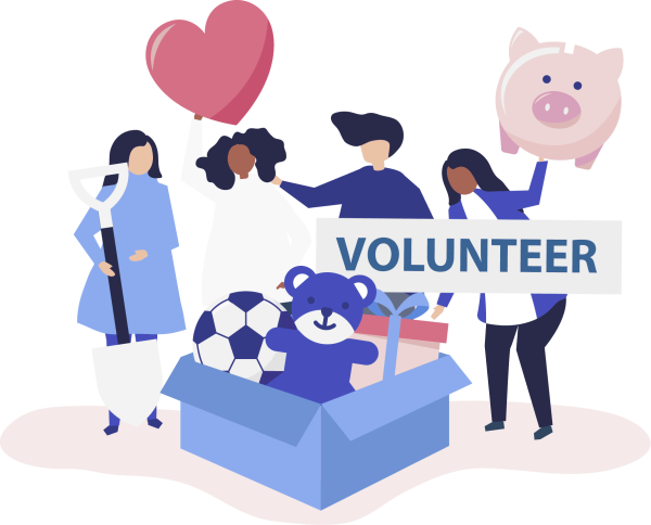 Благотворительность вектор