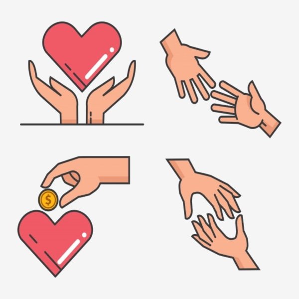 Благотворительность рисунок