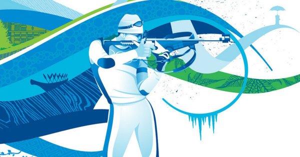 Биатлон фон