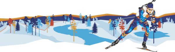 Биатлонист силуэт