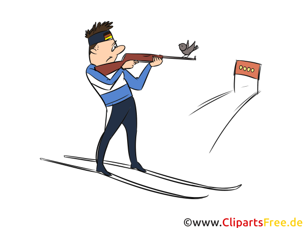 Лыжи биатлониста