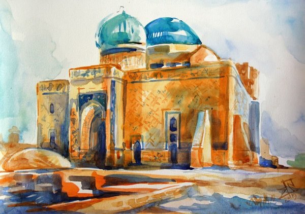 Мавзолей Ахмеда Ясави Туркестан Казахстан