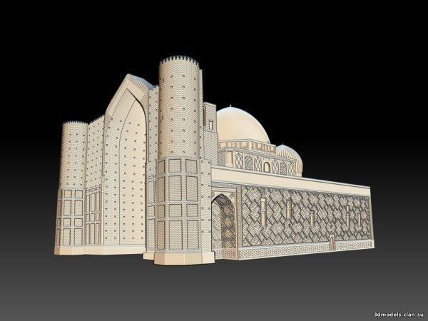 Мавзолей Ходжи Ахмеда Ясави макет