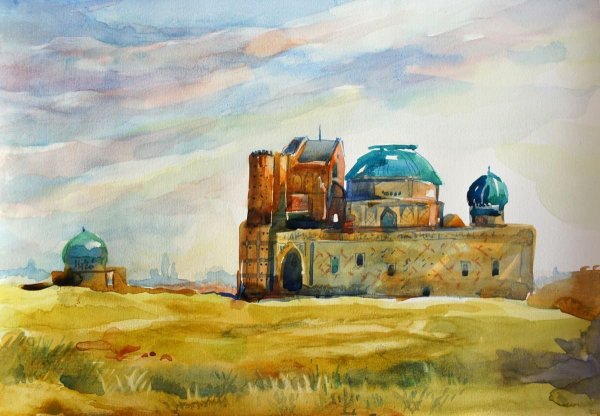 Регистан Самарканд вектор