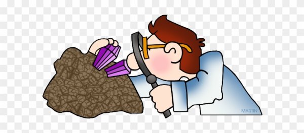 Геолог на прозрачном фоне