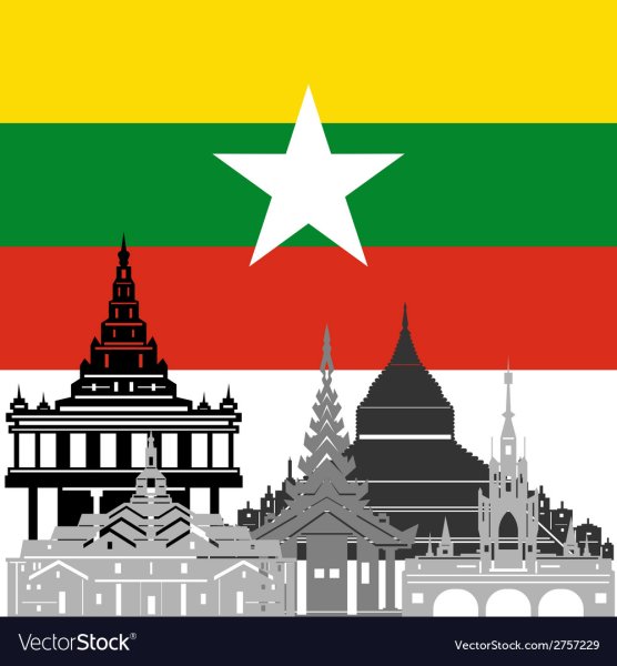 Государство Бирма флаг