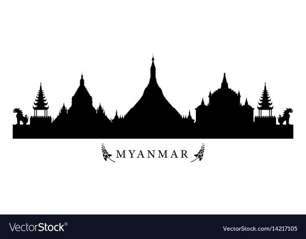 Вьетнам силуэт главных достопримечательностей