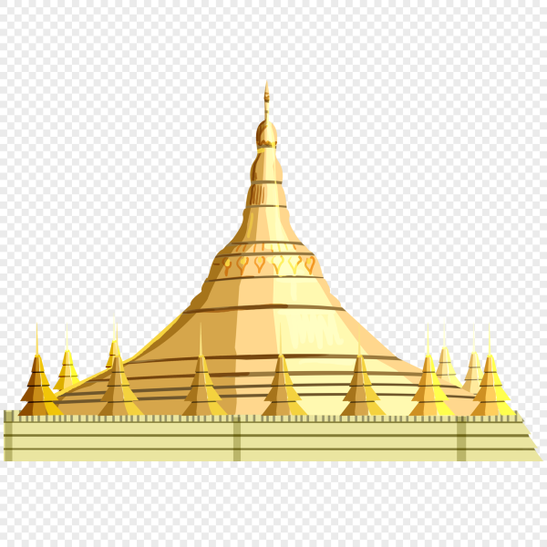 Контур Бирма пагода