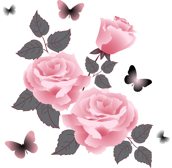 Много роз клипарт