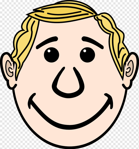 Лицо человека мультяшное