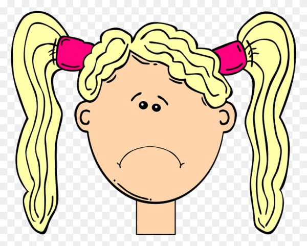 Девочка с косичками рисунок