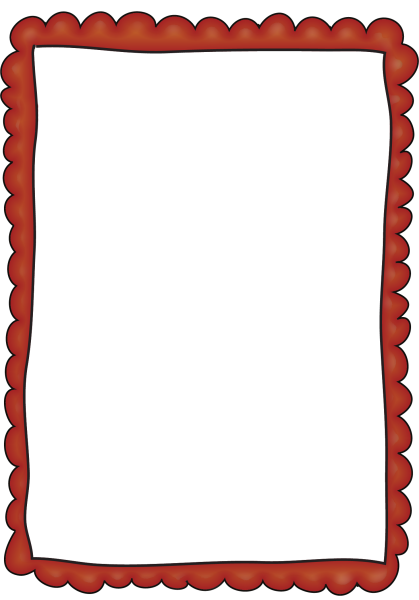 Рамка простая на прозрачном фоне