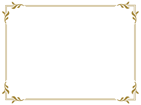 Рамка золото