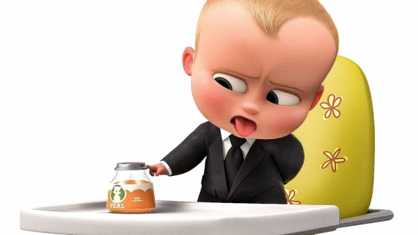 Босс молокосос на белом