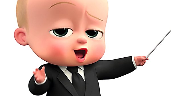 Босс молокосос на белом