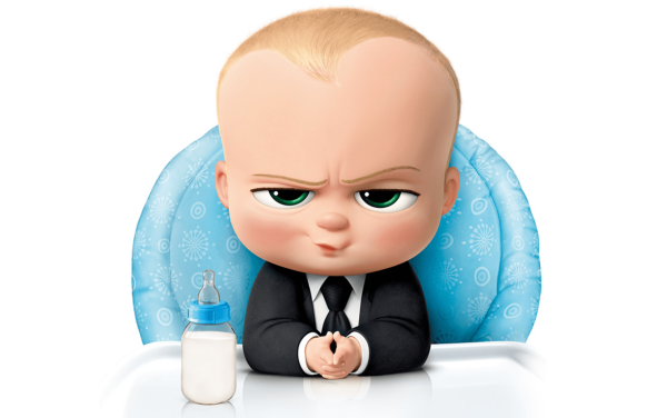 Босс молокосос на белом