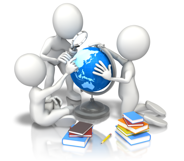 Человечек изучает