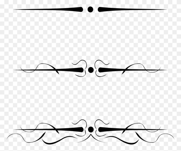 Декоративные линии для текста