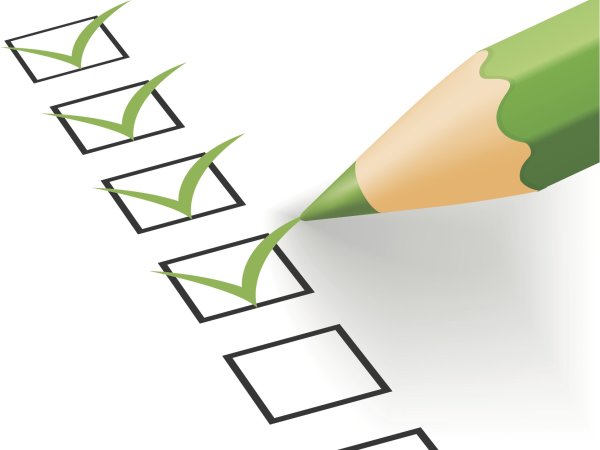 План с галочками